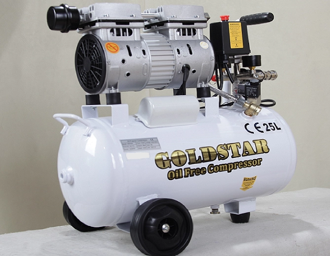 کمپرسور هوا اویل فری سایلنت 25 لیتری / Oil Free Air Compressor 25L