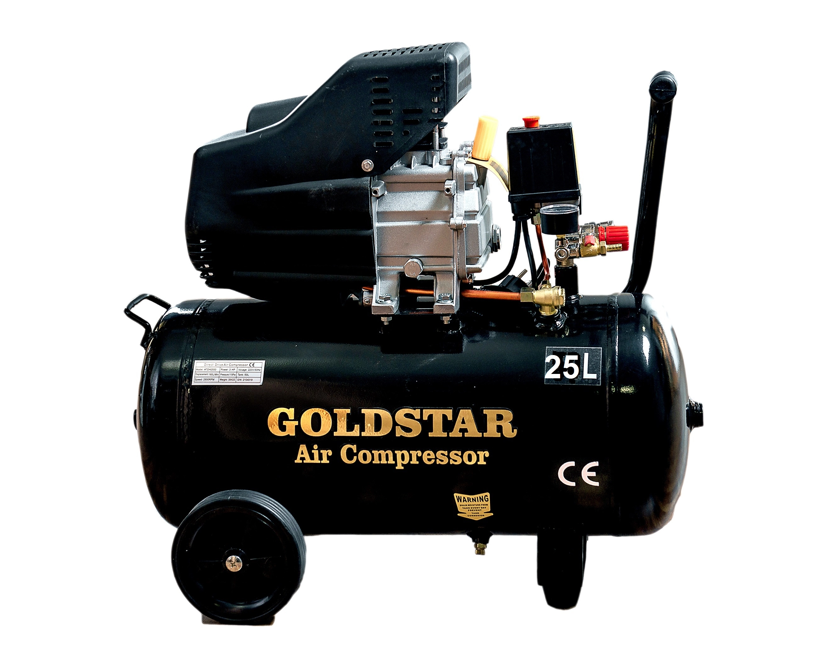 کمپرسور هوا 25 لیتری کوپل مستقیم /  Diret Drive Air Compressor 25L